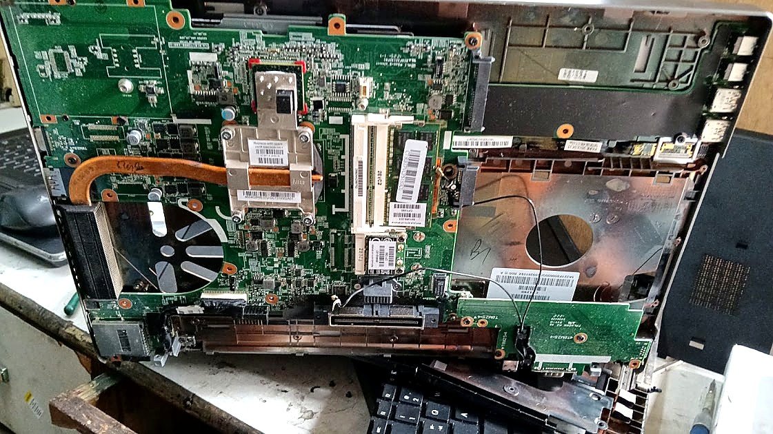 Laptop motherboard repair